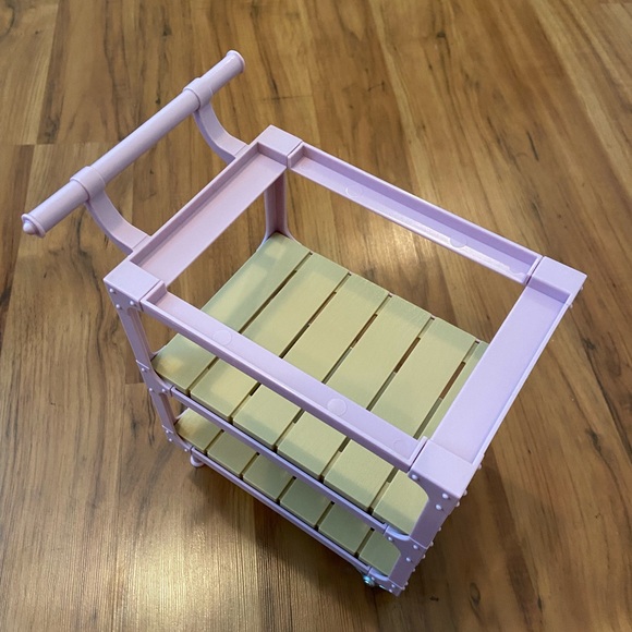 American Girl Pleasant Valley Farm Serving Cart - Picture 2 of 6